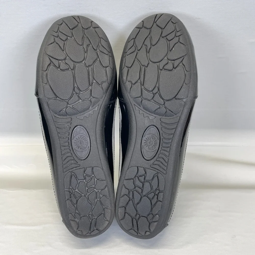 Earth Spirit Peni Ballet Flats Womens Size 11 Black Casual Slip On Comfort Shoes